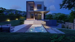 UNA VILLA IN COLLINA